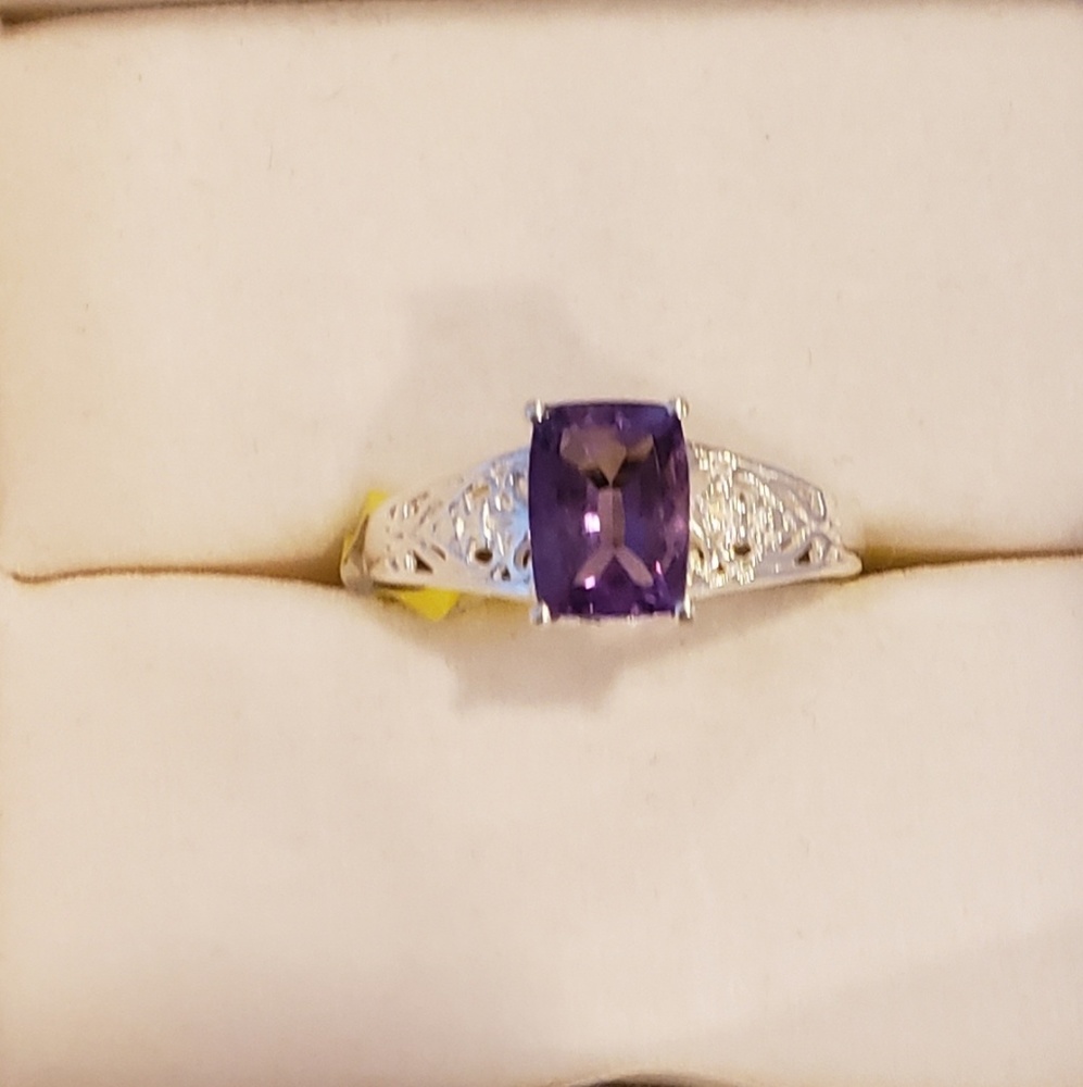 Sterling Amethyst Ring